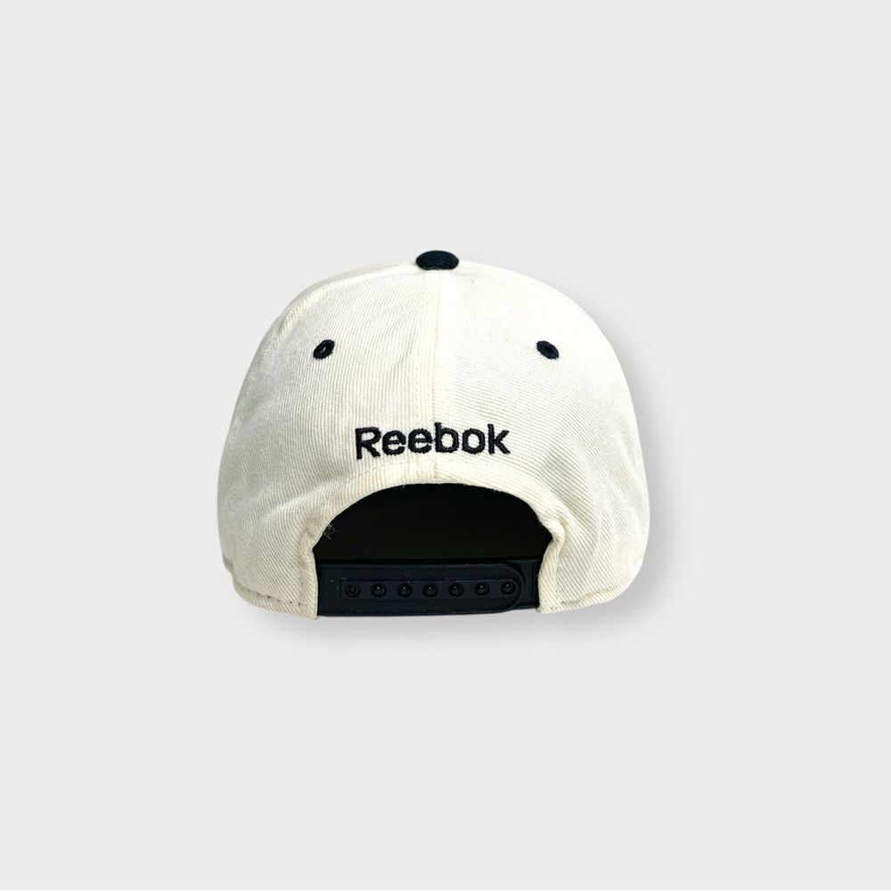 Vtg 90s Reebok San Jose Sharks Wraparound Logo Snapback Hat, NHL Crisp Hockey - Picture 3 of 9